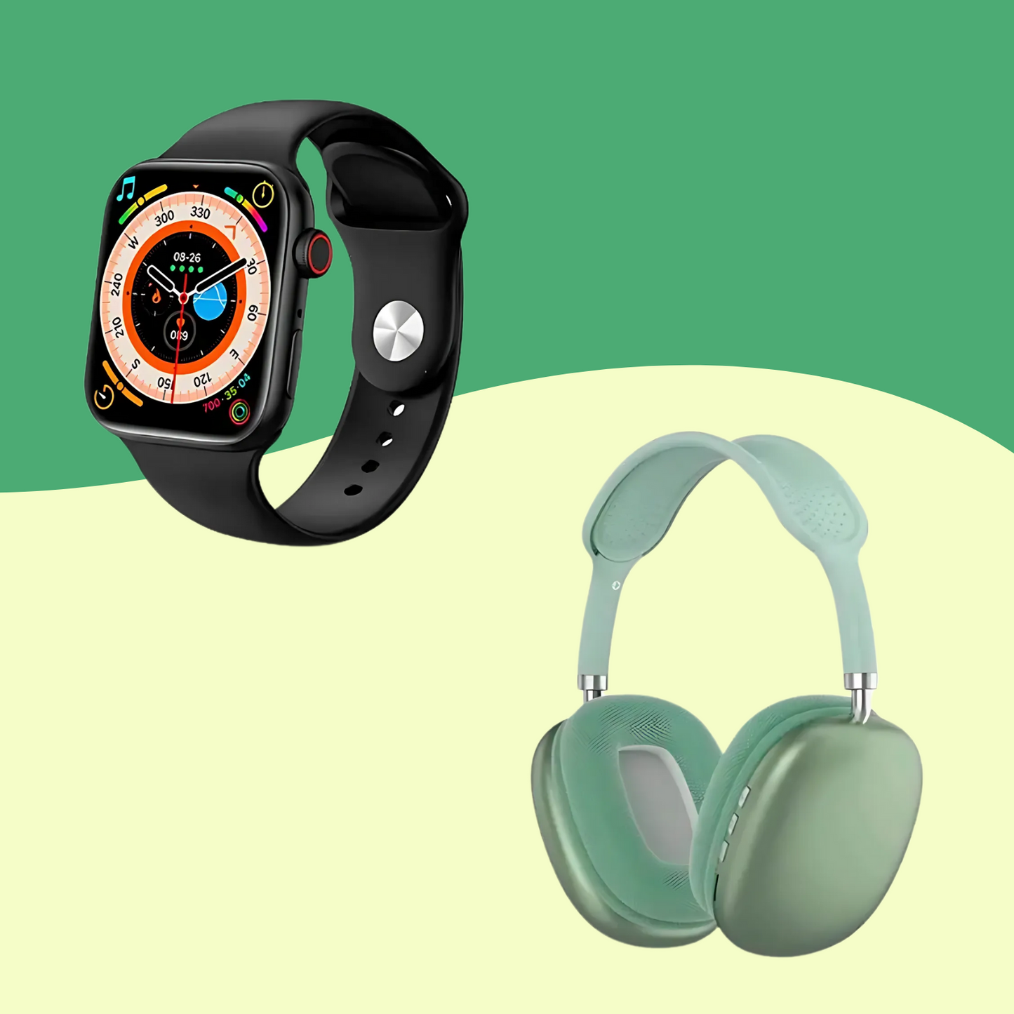 Auriculares P9 + Smartwatch